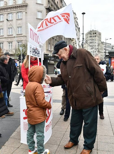 PUPS: Glas za nas i listu ‘Srbija ne sme da stane’ je glas za dostojanstvo penzionera