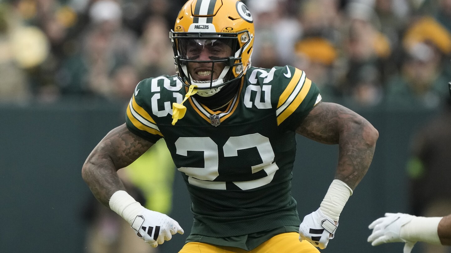 Packers CB Jaire Alexander to miss 4th straight game Sunday night against Chiefs | AP News