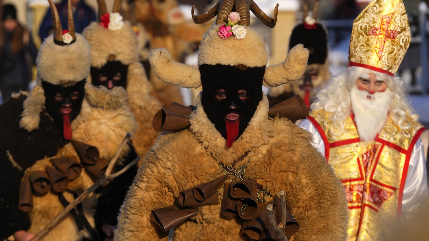 In some Czech villages, St Nicholas leads a parade with the devil and grim reaper in tow | AP News