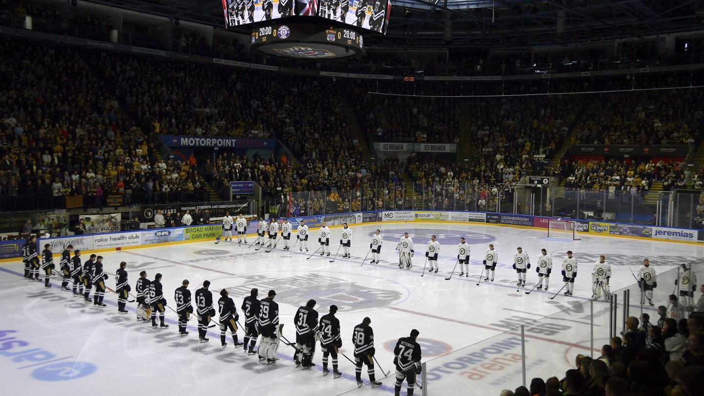 International Ice Hockey Federation to mandate neck guards after the death of a player by skate cut | AP News