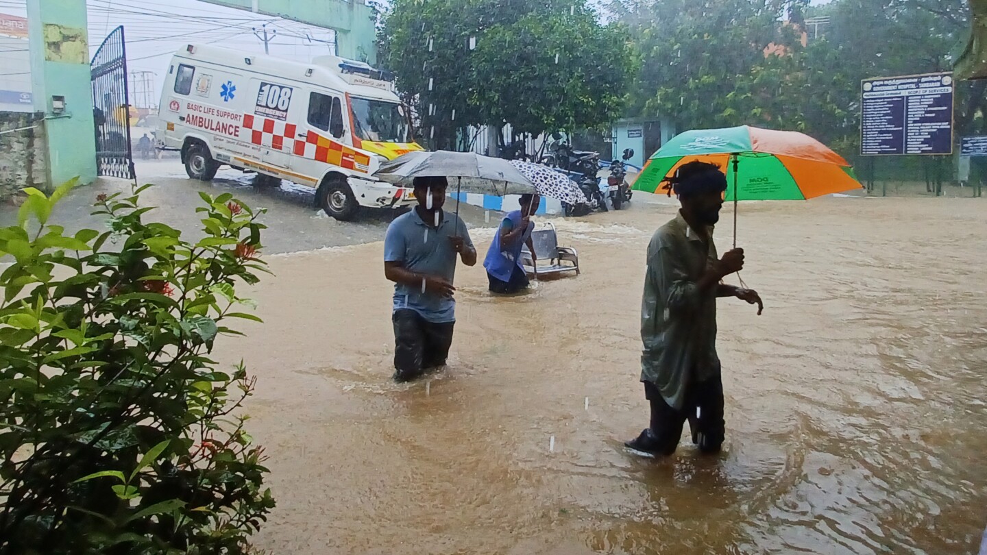 Cyclone Michaung: At least 6 dead in India as powerful storm set for landfall | AP News