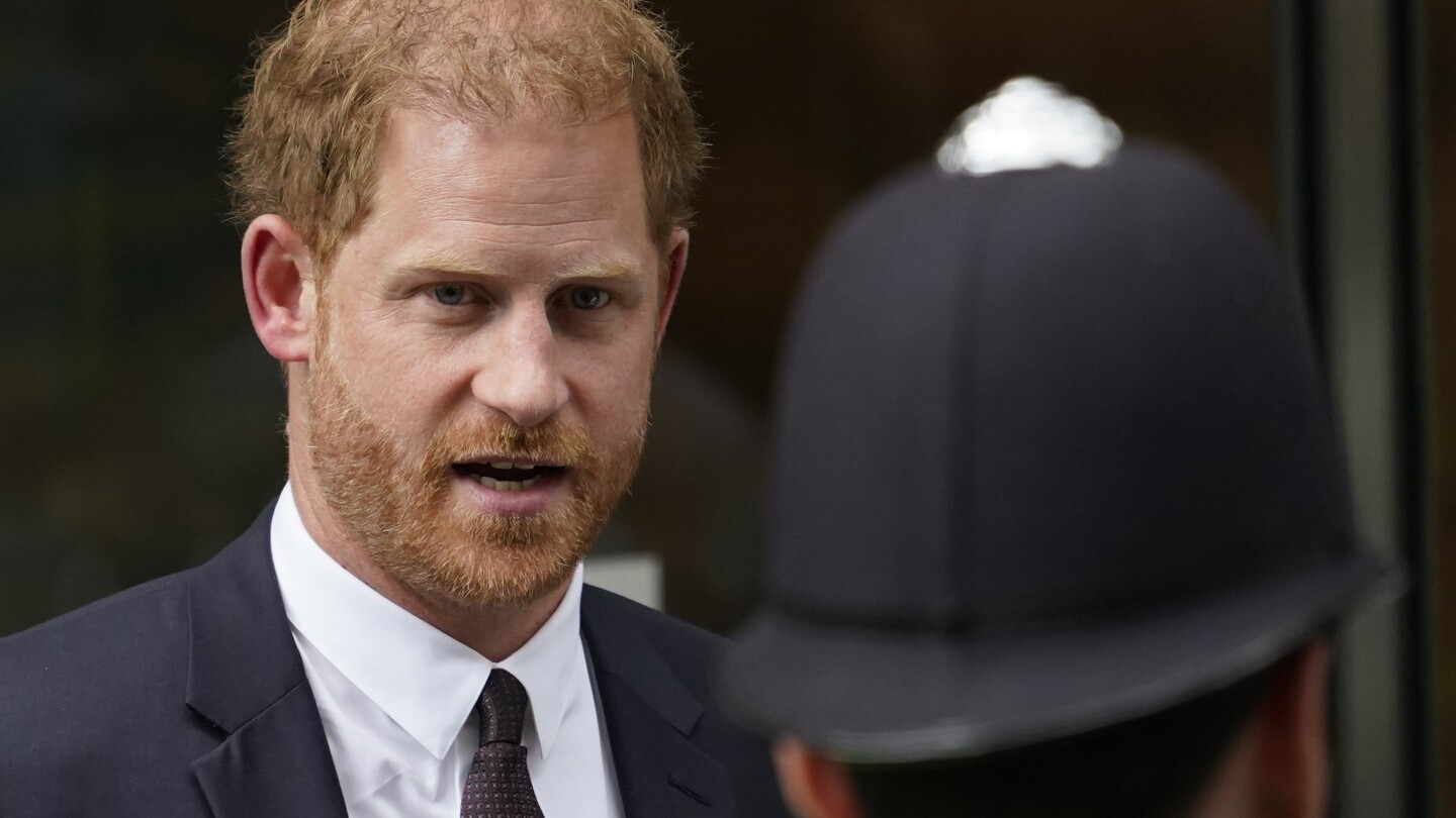 Prince Harry challenges UK government’s decision to strip him of security detail when he moved to US | AP News