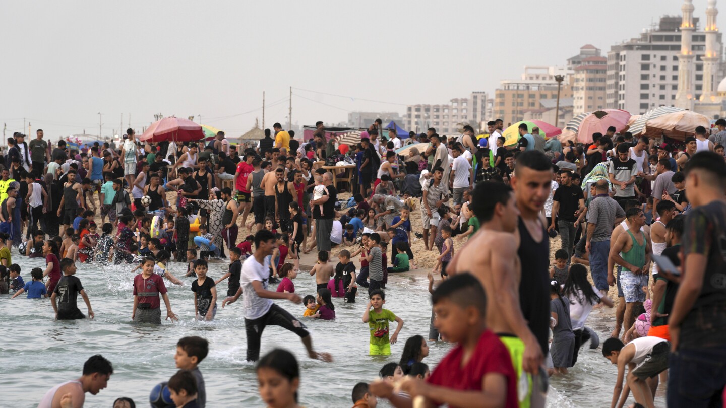 The Gaza Strip: Tiny, cramped and as densely populated as London | AP News