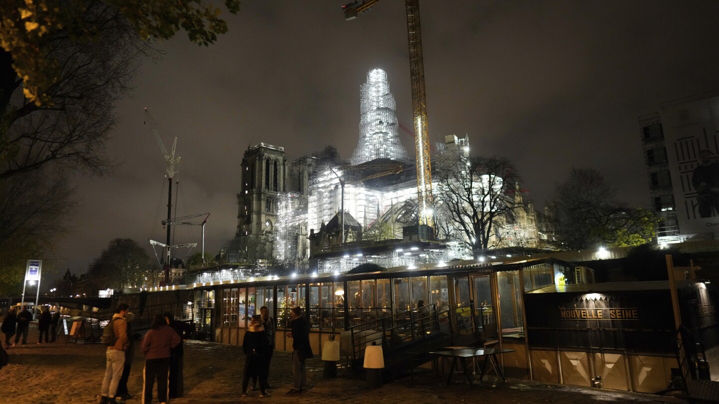 1 year until Notre Dame cathedral in Paris reopens to public after fire | AP News