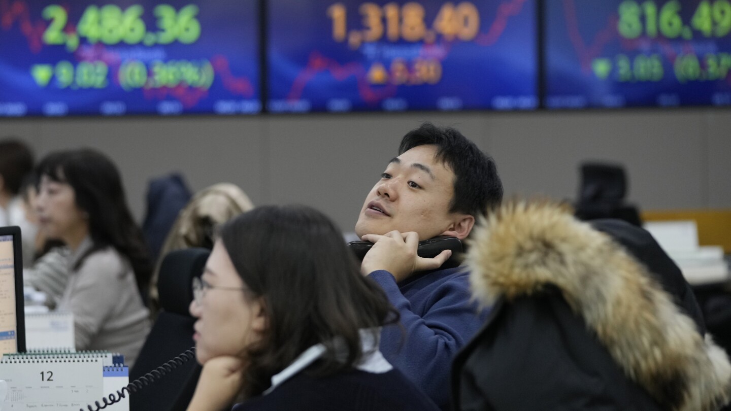 Stock market today: Asian shares slide after retreat on Wall Street as crude oil prices skid | AP News