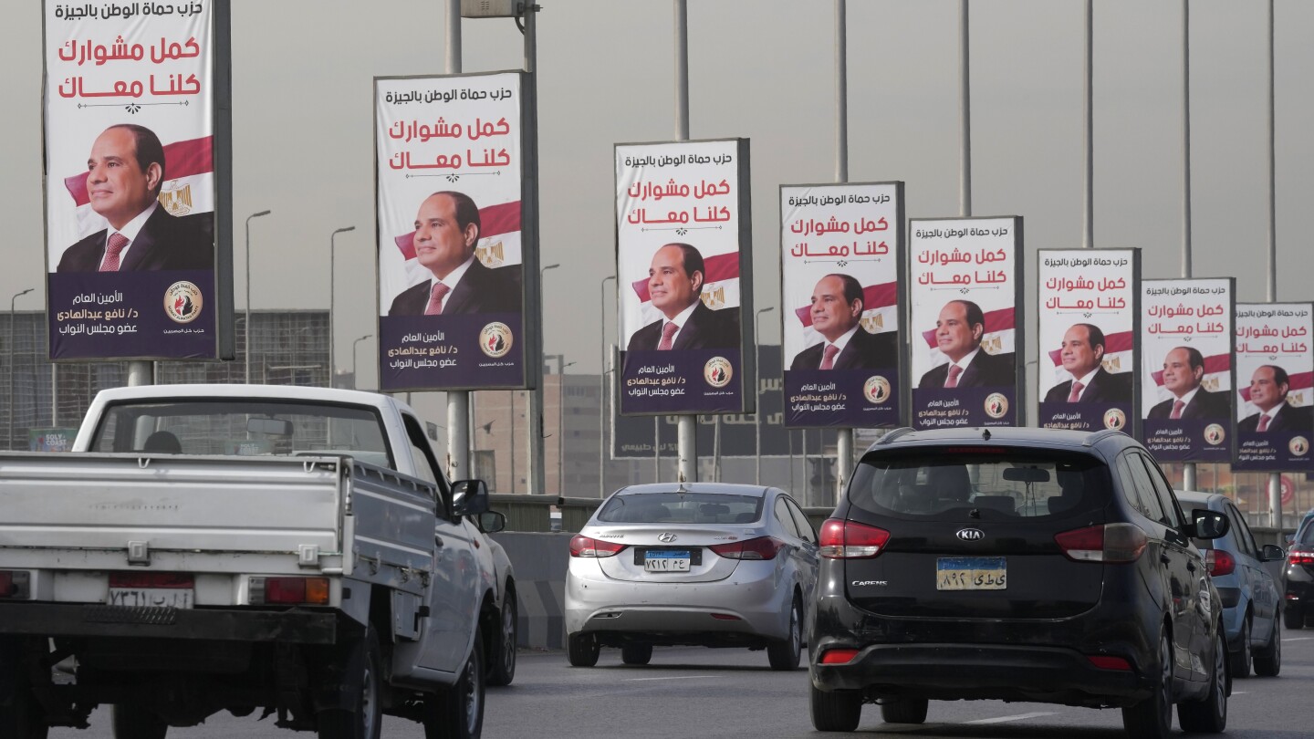 Polling centers open in Egypt’s presidential elections | AP News