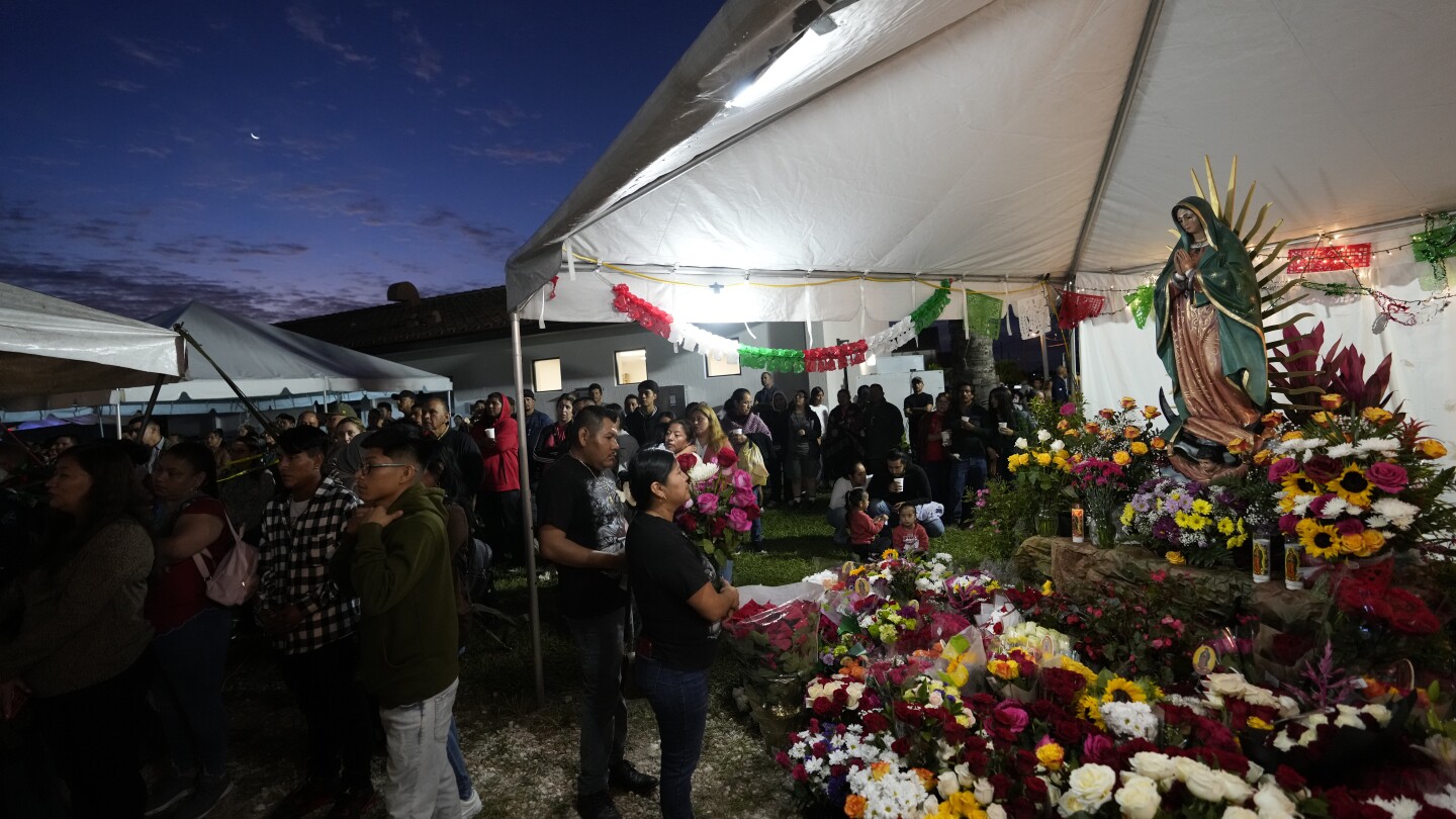 Saints day: Millions of pilgrims gather to sustain a ministry for migrant farmworkers | AP News