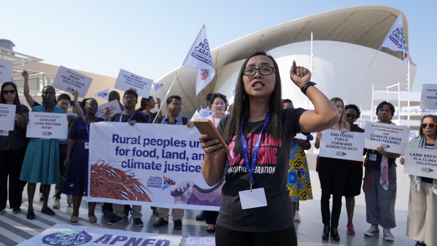 At least $2.1 billion in new funds pledged at COP28, as foundations focus on health and agriculture | AP News