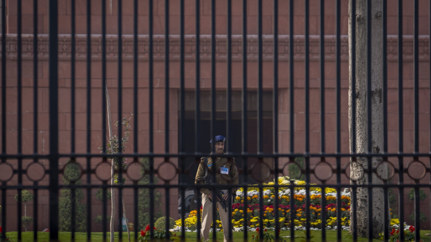 Indian police arrest 4 intruders for breaching security in the Parliament complex | AP News