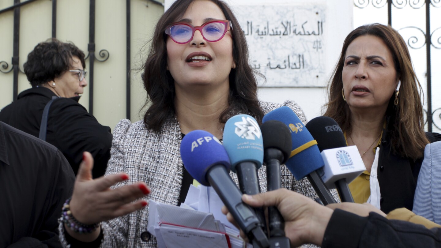 A military court convicts Tunisian opposition activist Chaima Issa of undermining security | AP News