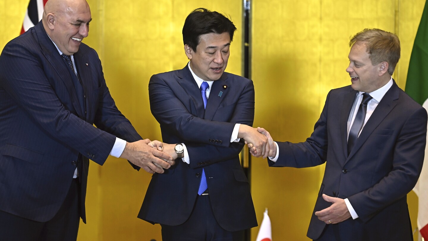 Japan, UK and Italy formally establish a joint body to develop a new advanced fighter jet | AP News