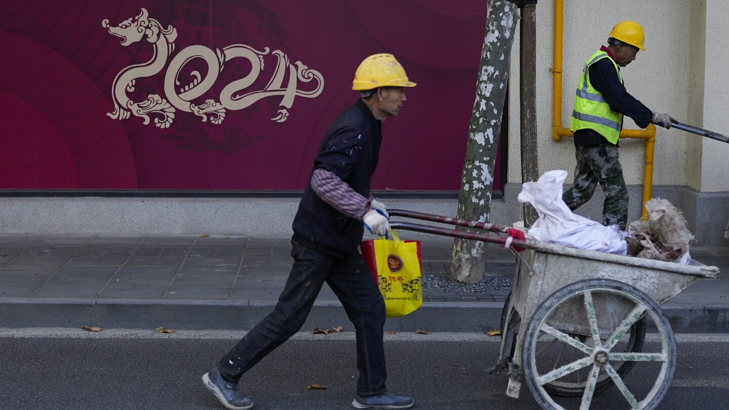 China’s economy is forecast to slow sharply in 2024, the World Bank says, calling recovery ‘fragile’ | AP News