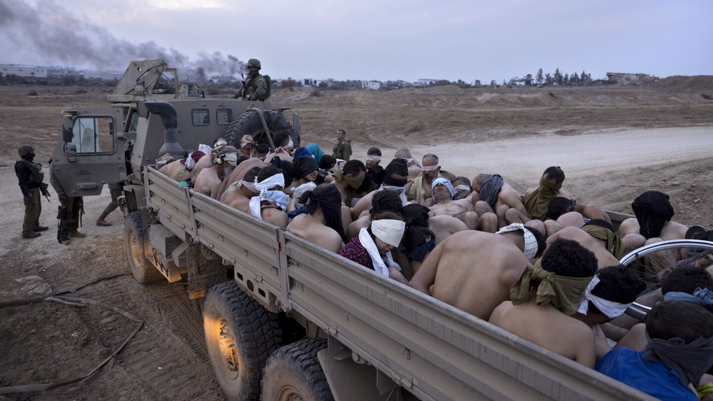 Hungry, thirsty and humiliated: Israel’s mass arrest campaign sows fear in northern Gaza | AP News