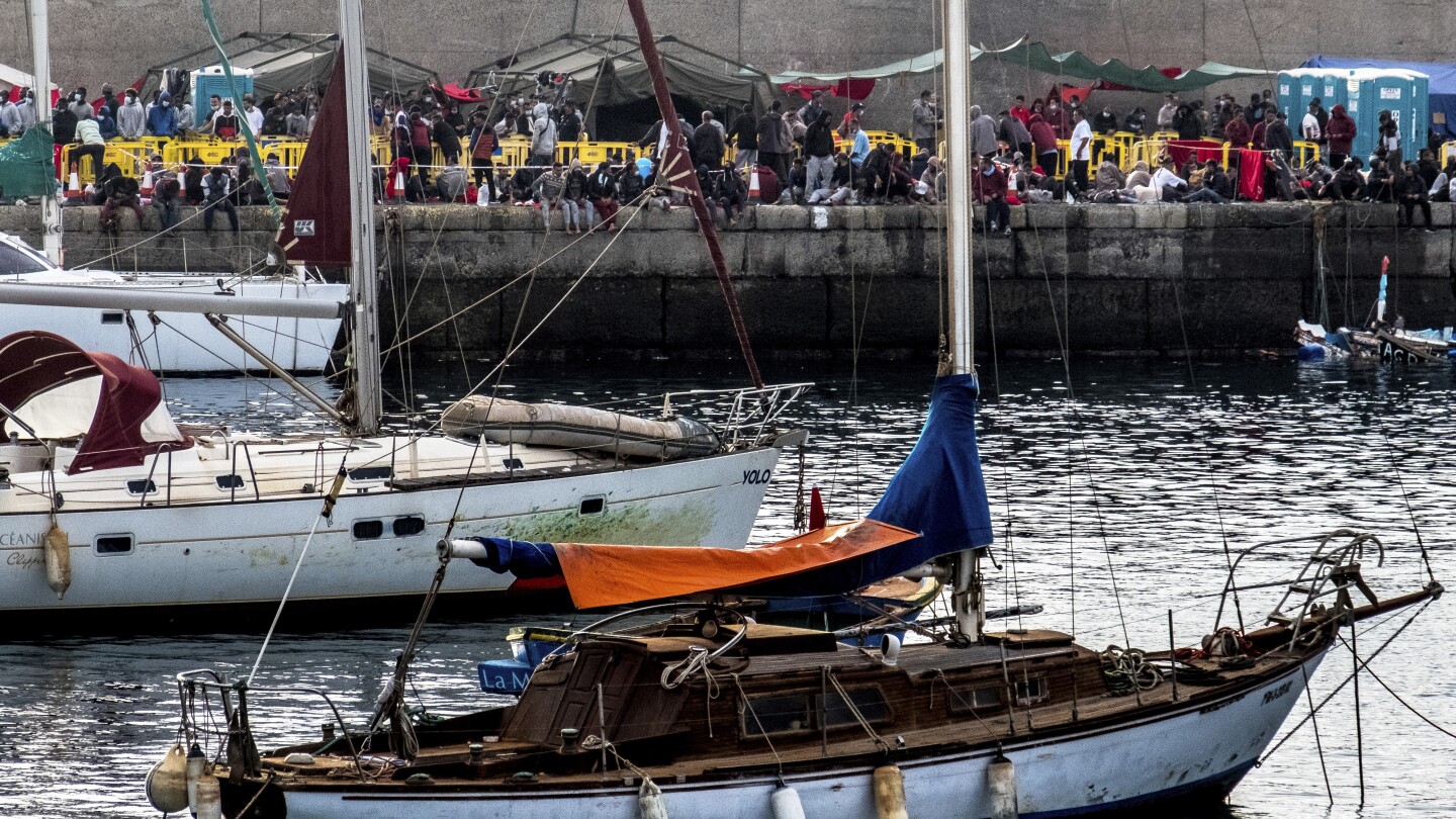 A Spanish official says spotter planes are helping curtail the number of West African migrant boats | AP News