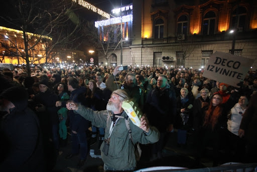 MUP: Dve osobe uhapšene zbog incidenata tokom protesta ispred RIK-a