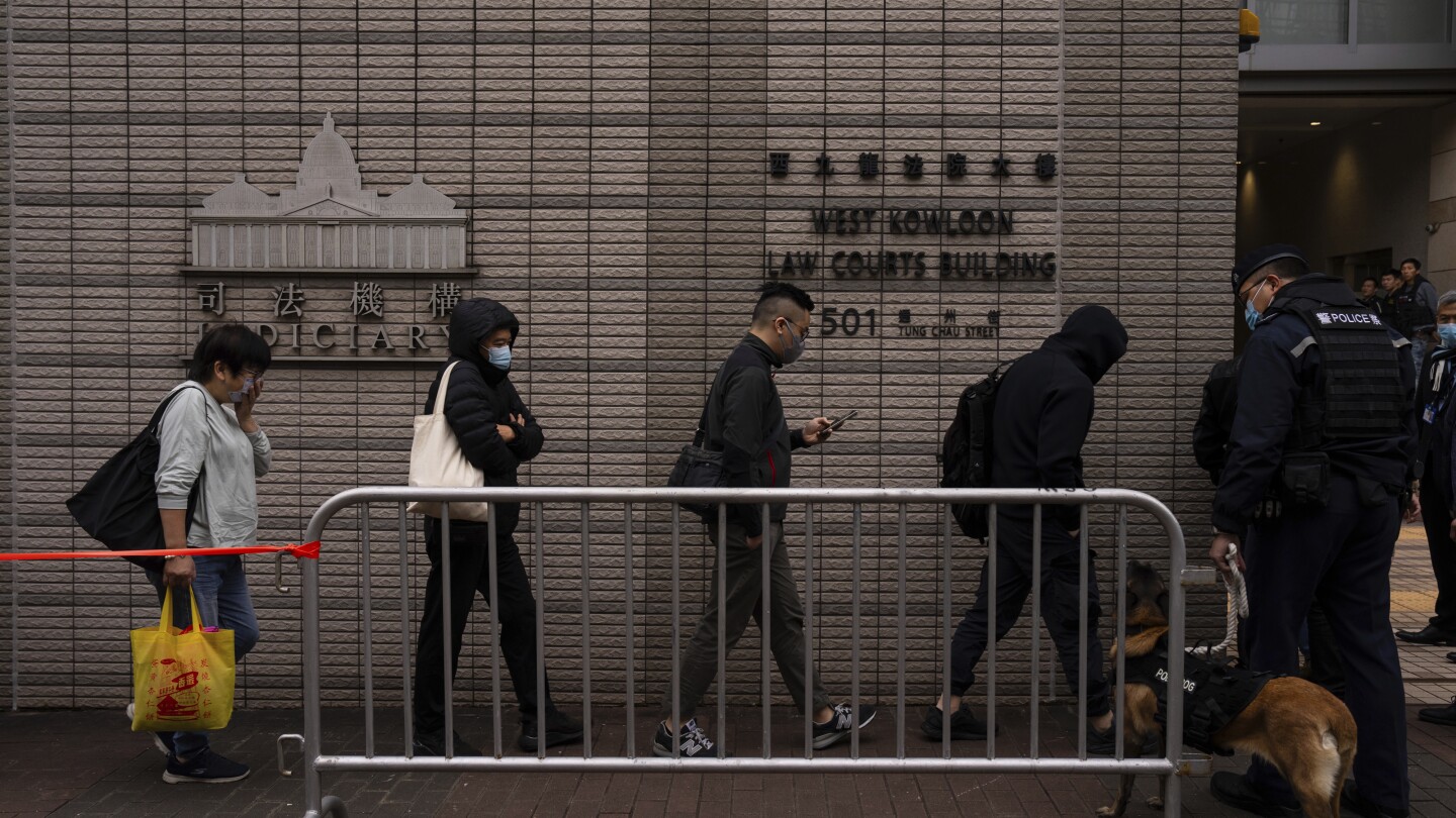 Hong Kong court begins Day 2 of activist publisher Jimmy Lai’s trial | AP News