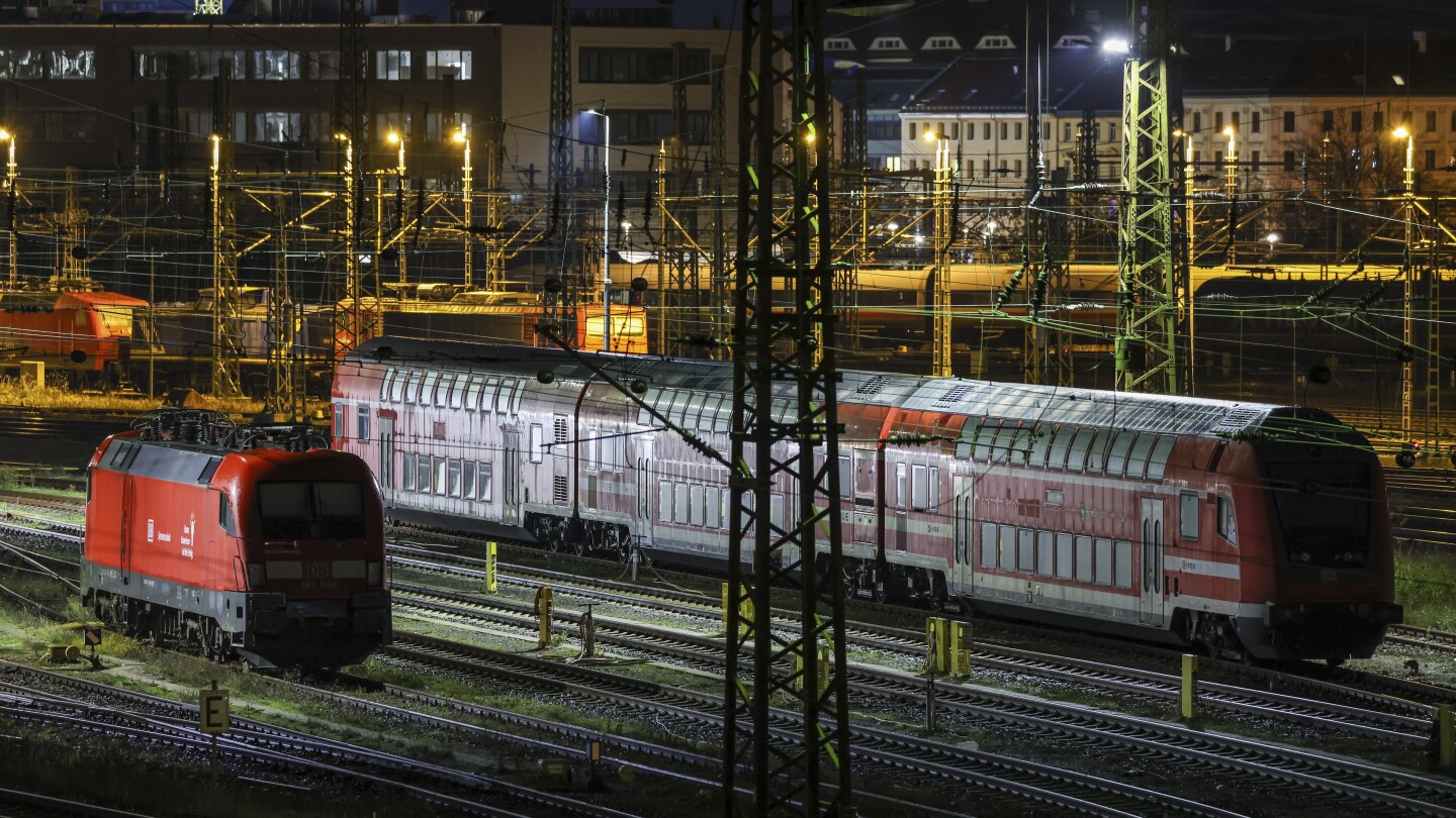 Members of a union representing German train drivers vote for open-ended strikes in bitter dispute | AP News