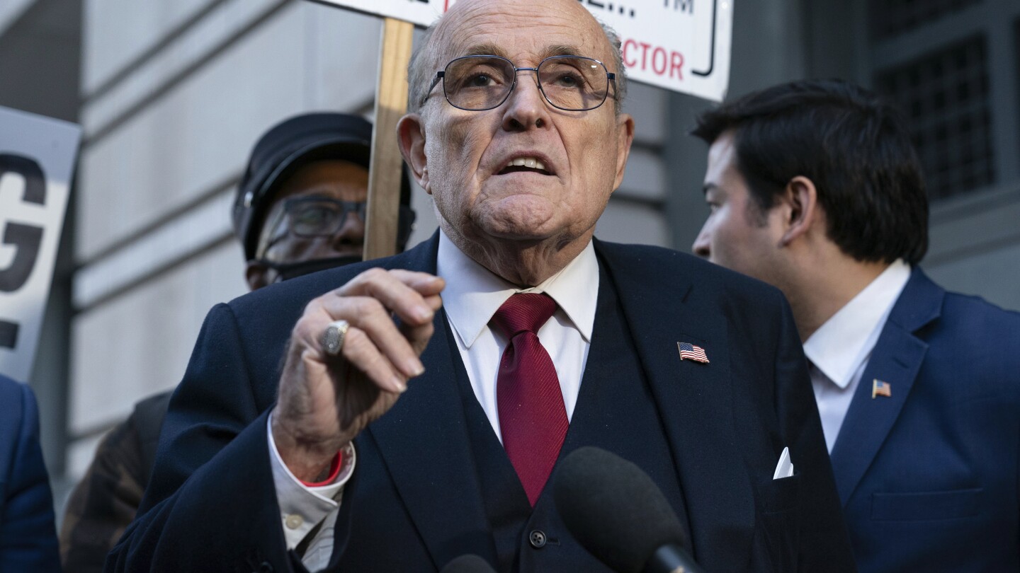 Rudy Giuliani files for bankruptcy  | AP News