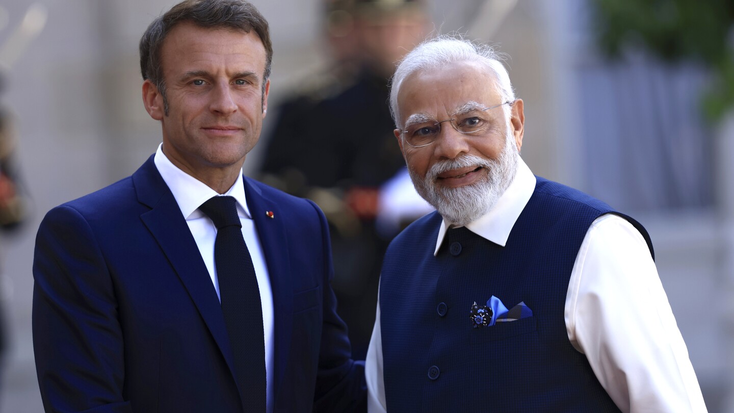 French President Emmanuel Macron will be the guest of honor at India’s Republic Day celebrations | AP News