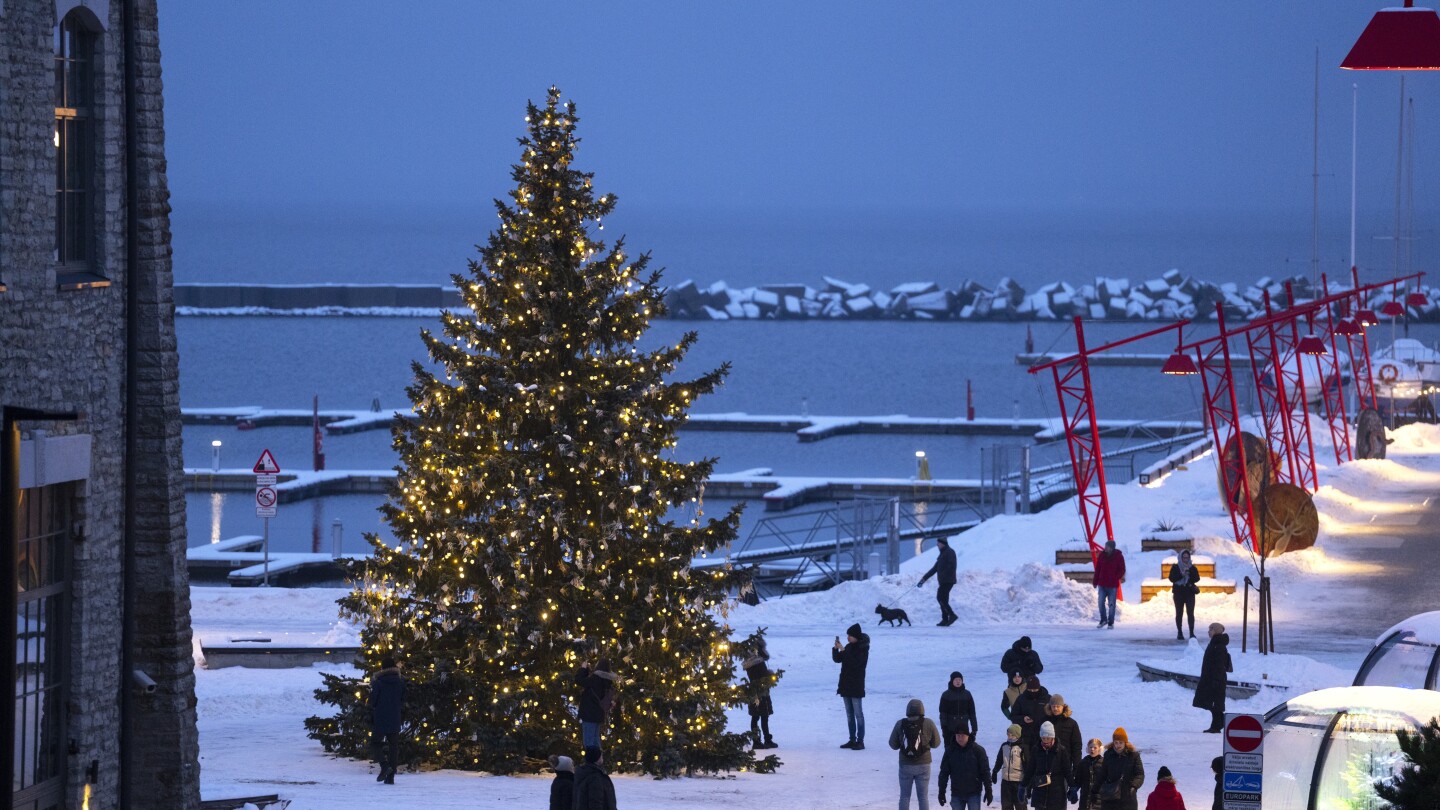 AP PHOTOS: Estonia, one of the first countries to introduce Christmas trees, celebrates the holiday | AP News