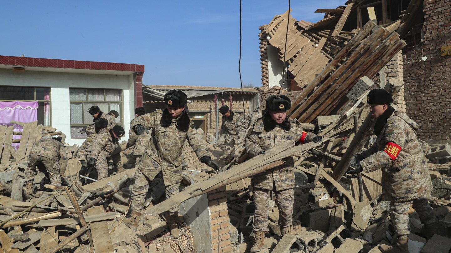 China earthquake: Death toll rises to 149, two still missing | AP News