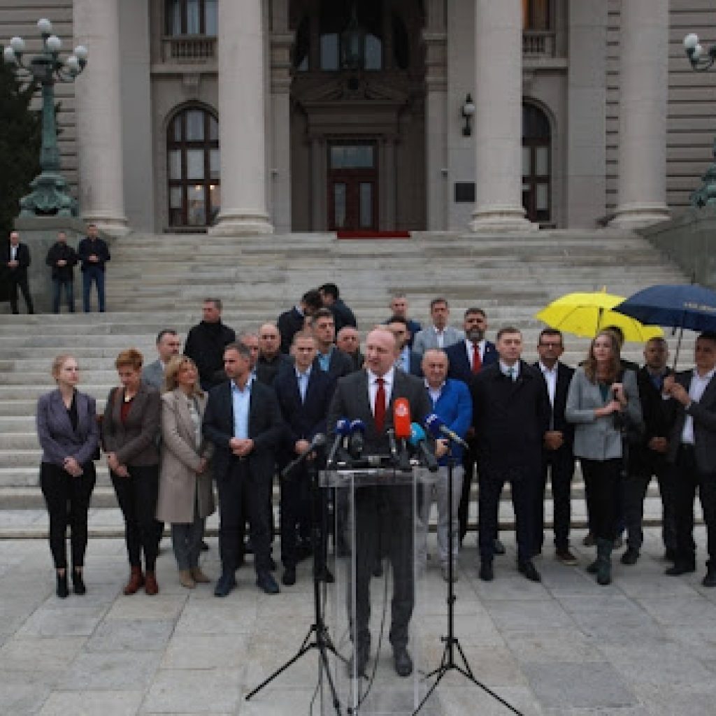 Đilas: Policajce na protestu prebila Žandarmerija, huligani Đorđa Prelića gađali kamenicama