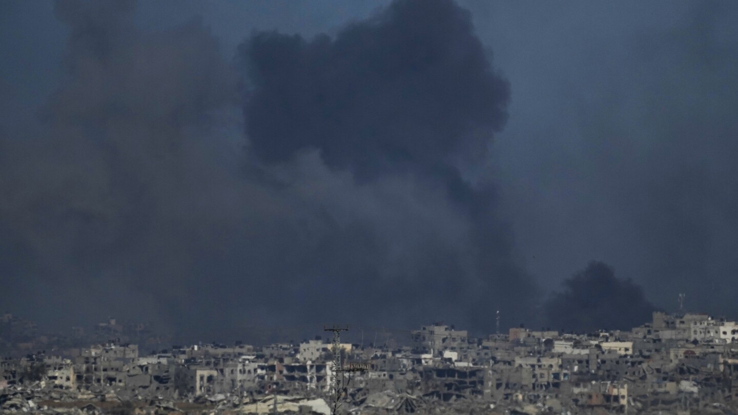 Israel-Hamas war: Israeli forces bombard refugee camps in central Gaza | AP News