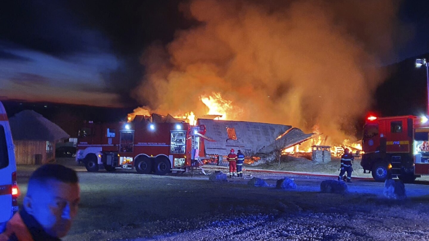 A guesthouse blaze in Romania leaves 5 dead and others missing | AP News