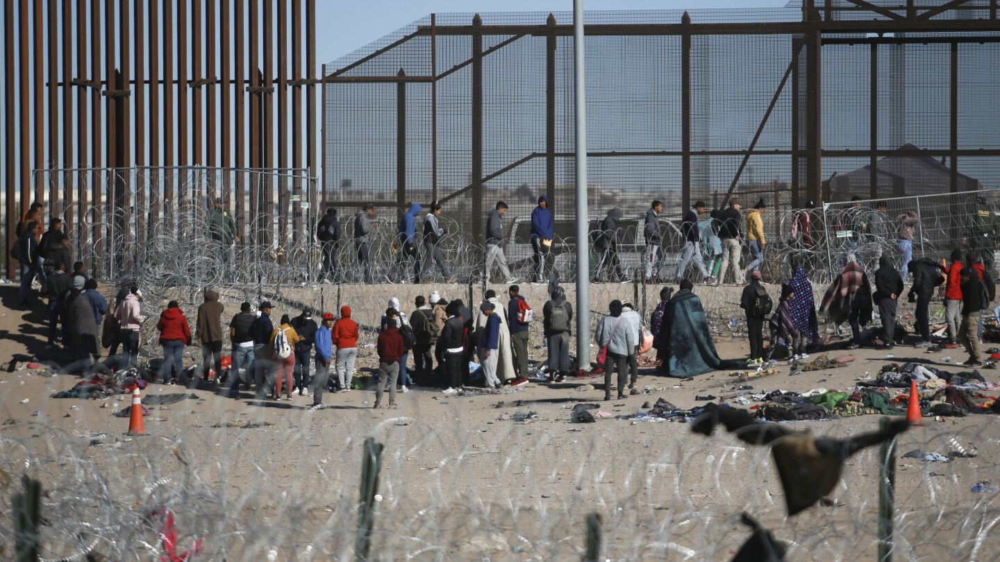 Mexican officials clear border tent camp as US pressure mounts to stem migrant influx | AP News