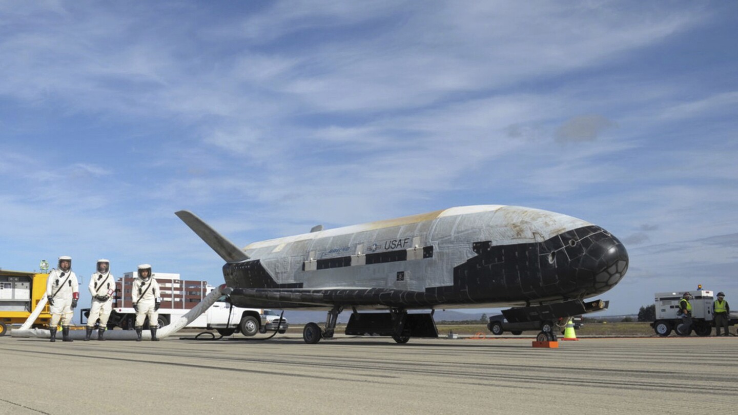 US military space plane blasts off on another secretive mission | AP News