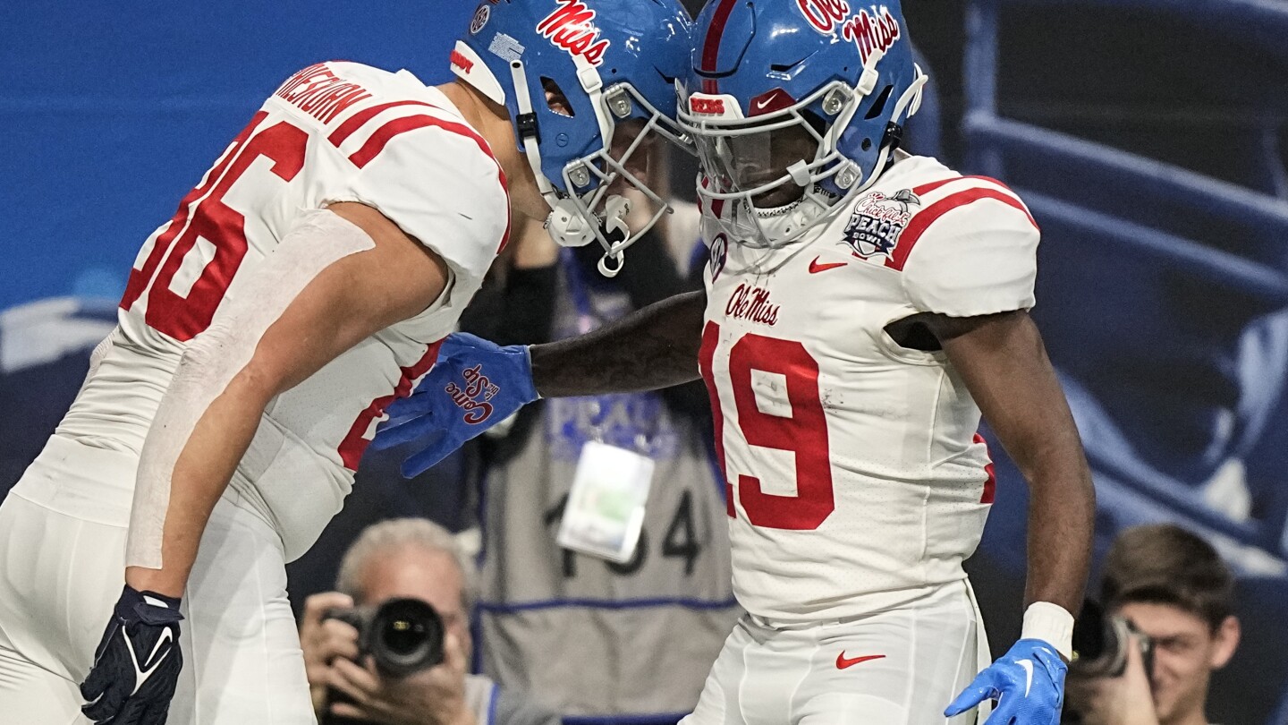 Dart leads No. 11 Ole Miss to 38-25 Peach Bowl rout of No. 10 Penn State’s proud defense | AP News