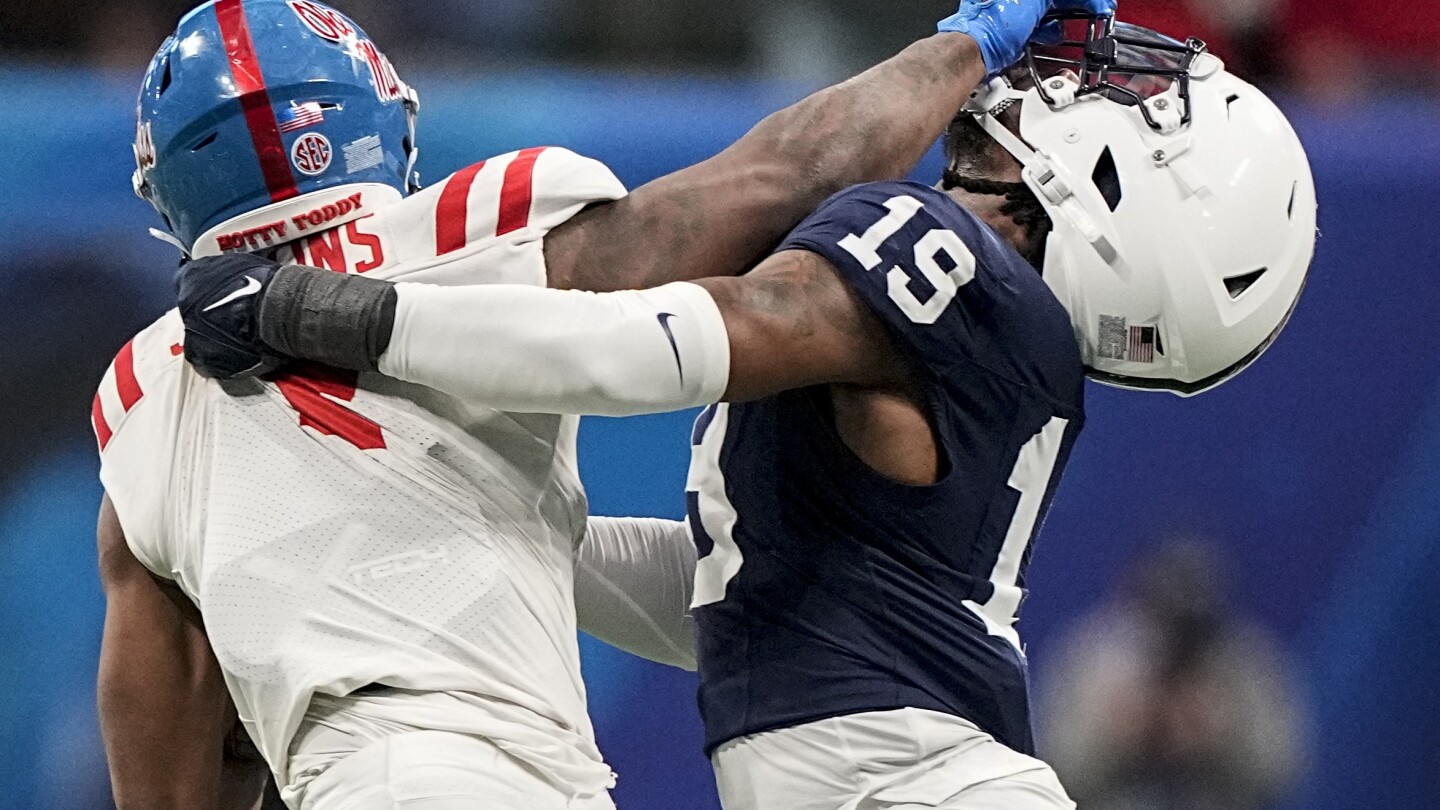 Penn State defense overwhelmed by Ole Miss tempo and ‘too many moving parts’ in Peach Bowl loss | AP News