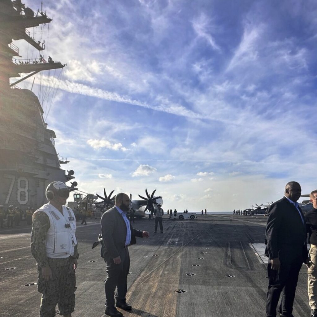 The USS Gerald R. Ford aircraft carrier returns home after deployment defending Israel | AP News