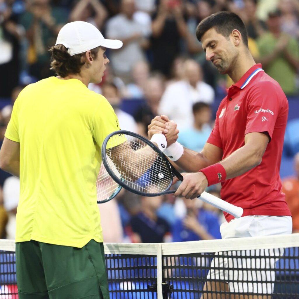 Djokovic struggles with wrist injury as Australia stuns Serbia in quarterfinals of United Cup | AP News