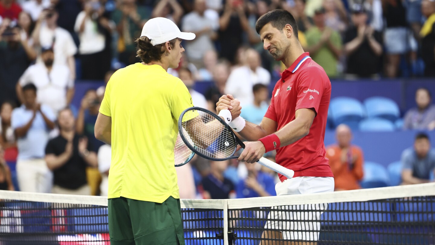 Djokovic struggles with wrist injury as Australia stuns Serbia in quarterfinals of United Cup | AP News