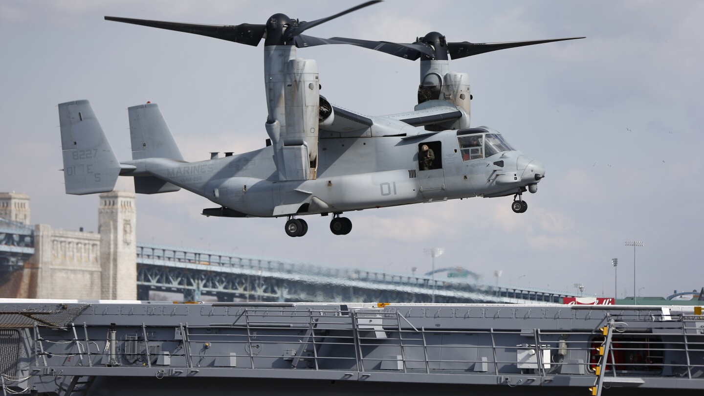 Osprey ‘black box’ from fatal Japan crash that killed 8 recovered with data intact, Air Force says | AP News