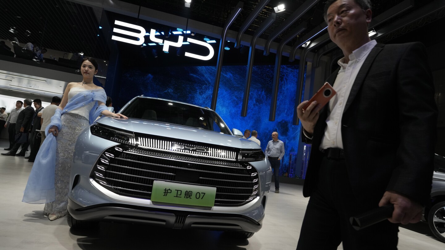 China’s BYD is rivaling Tesla in size. Can it also match its global reach? | AP News