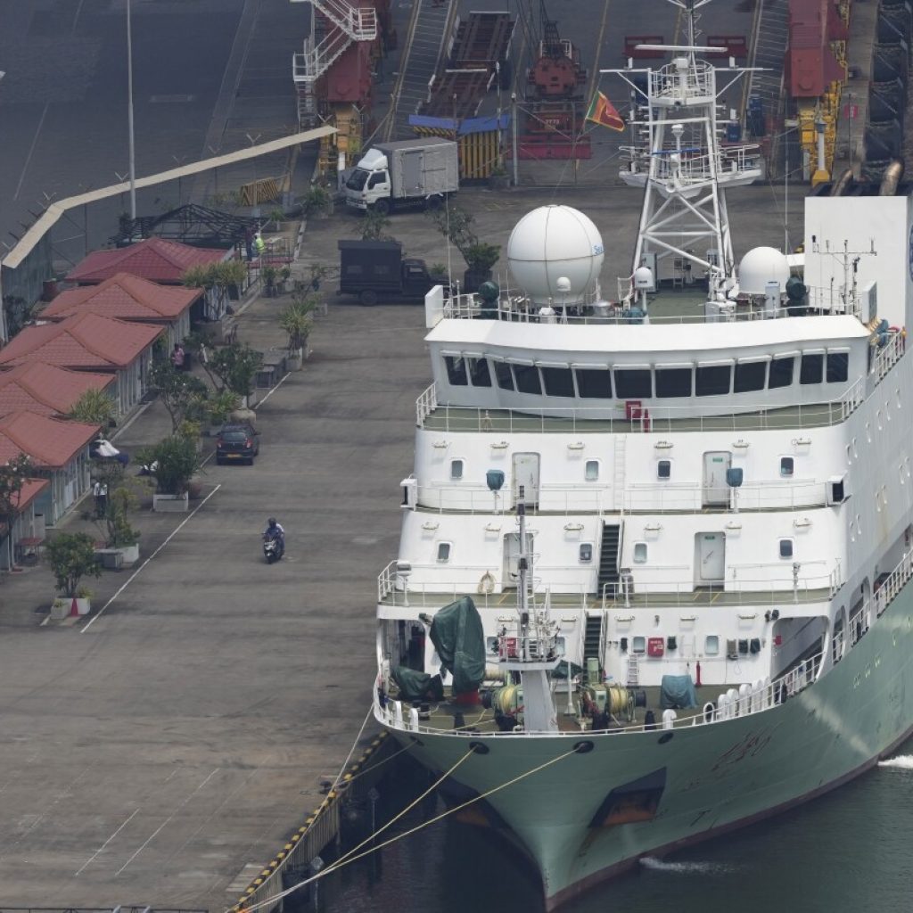 Sri Lanka declares moratorium on research ships for a year amid Indian concerns over Chinese vessels | AP News