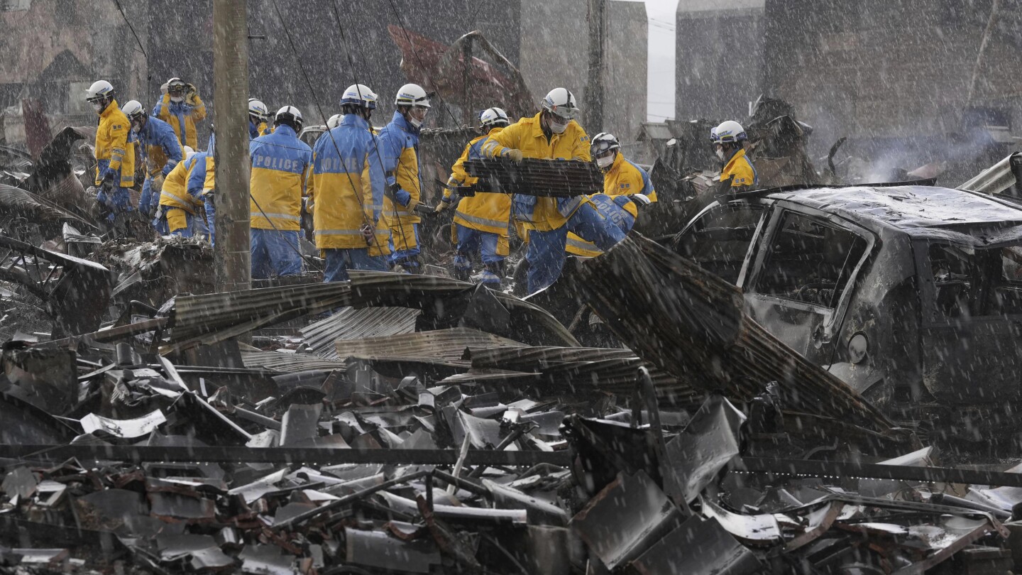 Western Japan earthquakes have claimed 100 lives; rain and snow imperil already shaky ground | AP News