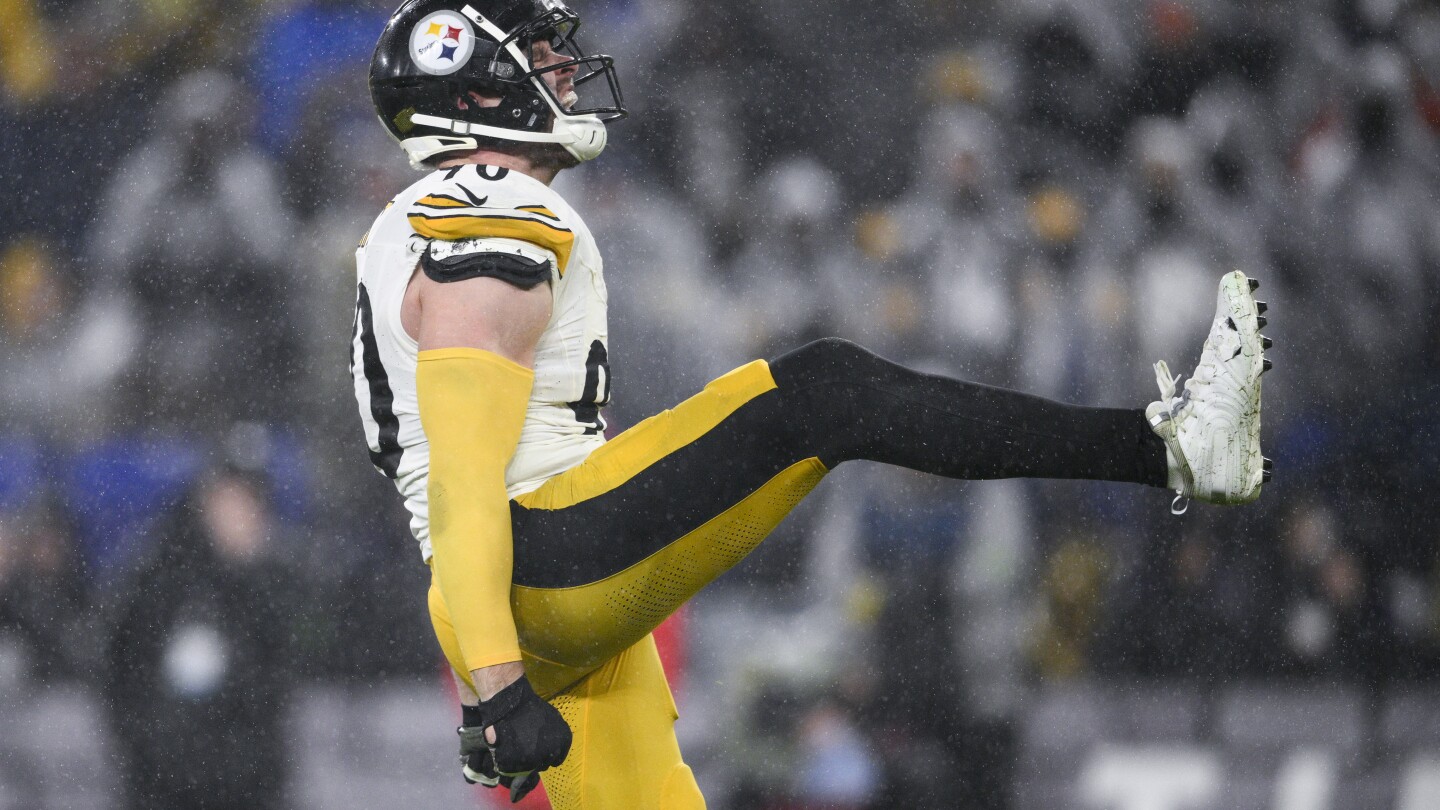 Pittsburgh’s T.J. Watt exits in the 3rd quarter against the Ravens with a left knee injury | AP News