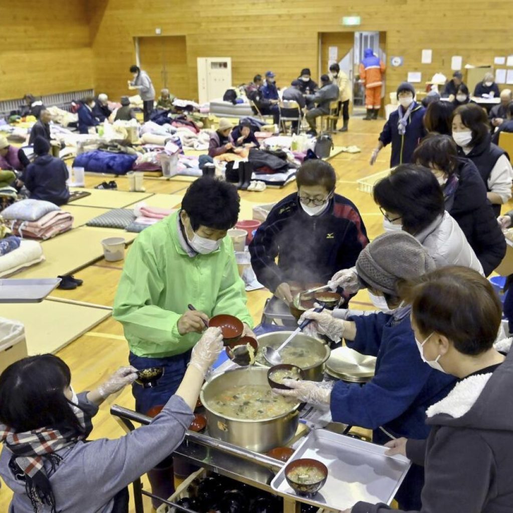 Thousands forced from homes by quake face stress and exhaustion as Japan mourns at least 161 deaths | AP News