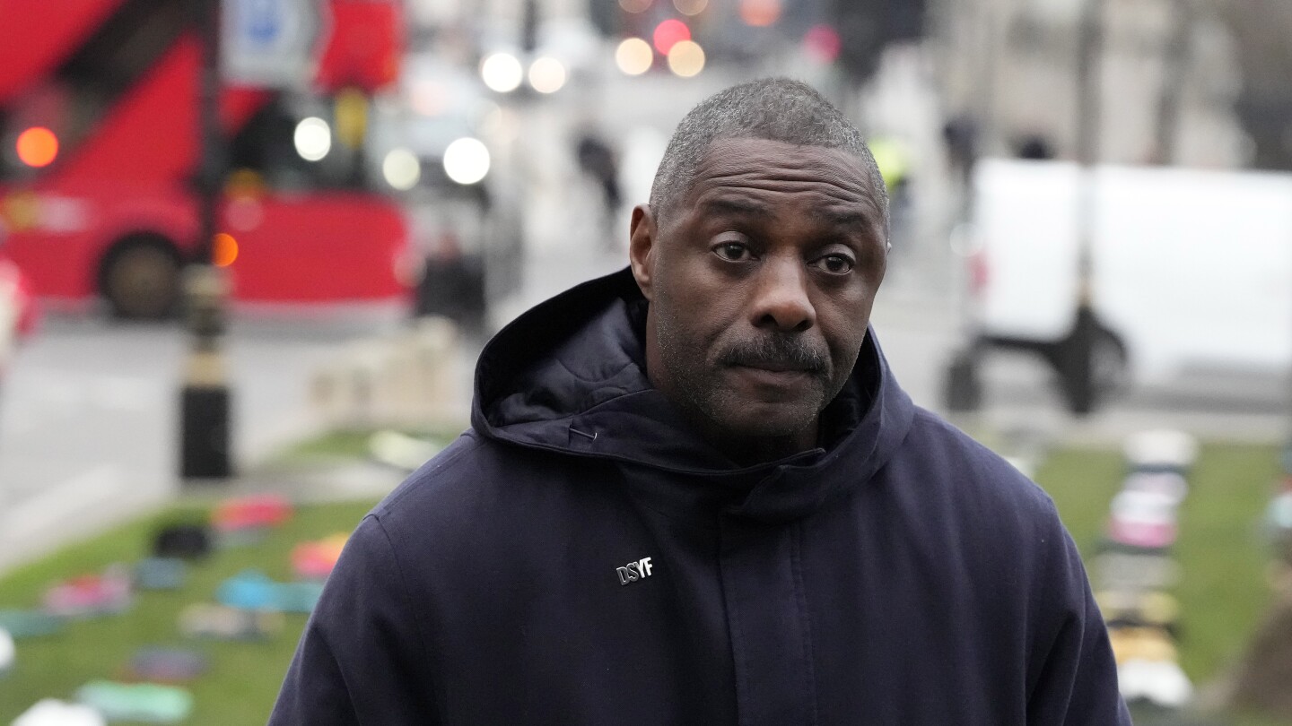 Idris Elba calls for tougher action on knife crime after a spate of teen killings in Britain | AP News