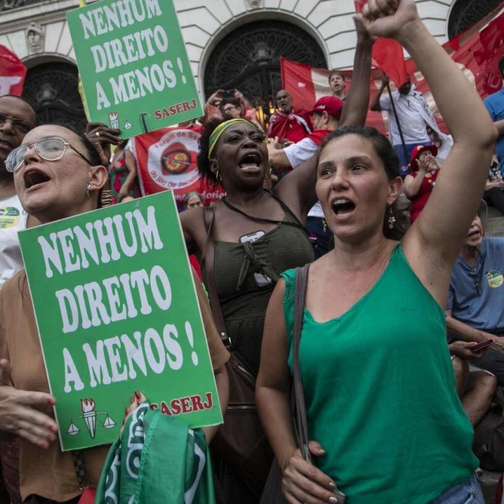 Brazil observes anniversary of the anti-democratic uprising in the capital | AP News