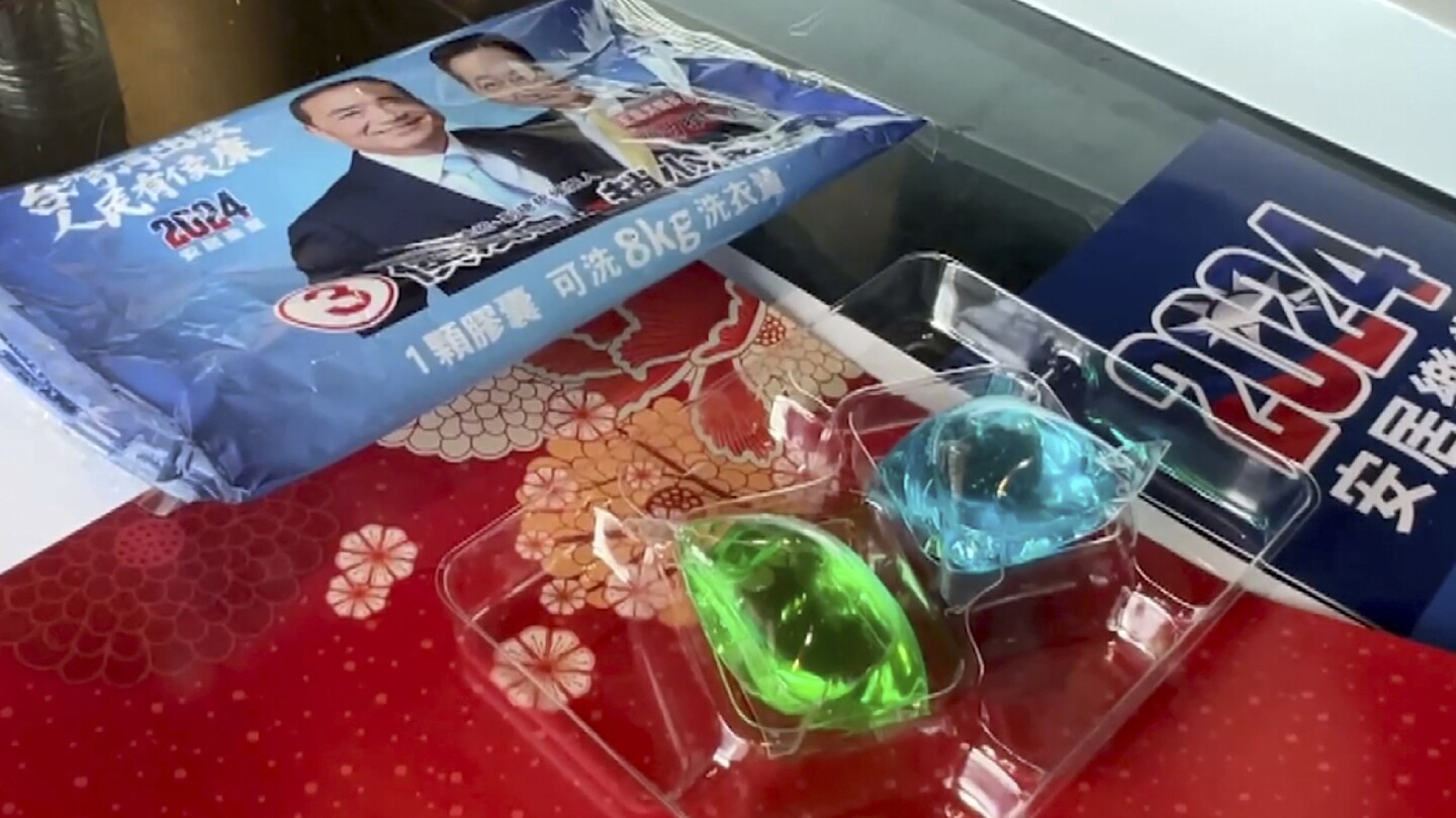 3 people mistakenly eat laundry detergent in Taiwan election giveaway gone awry | AP News