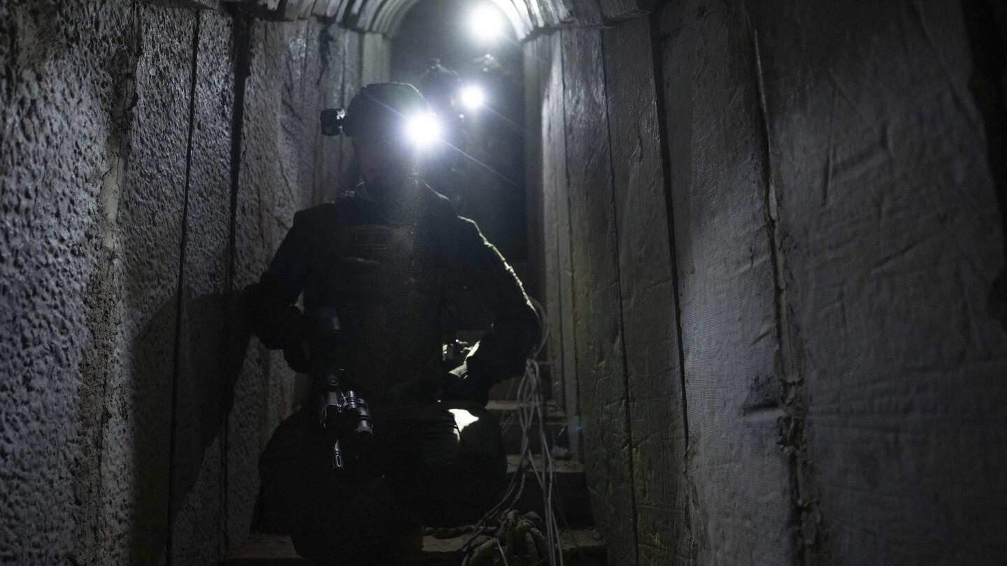 Israeli military says it found traces of hostages in an underground tunnel in Gaza | AP News