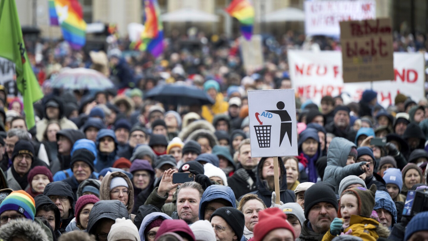 Demonstrations against the far right held in Germany following a report on a deportation meeting | AP News