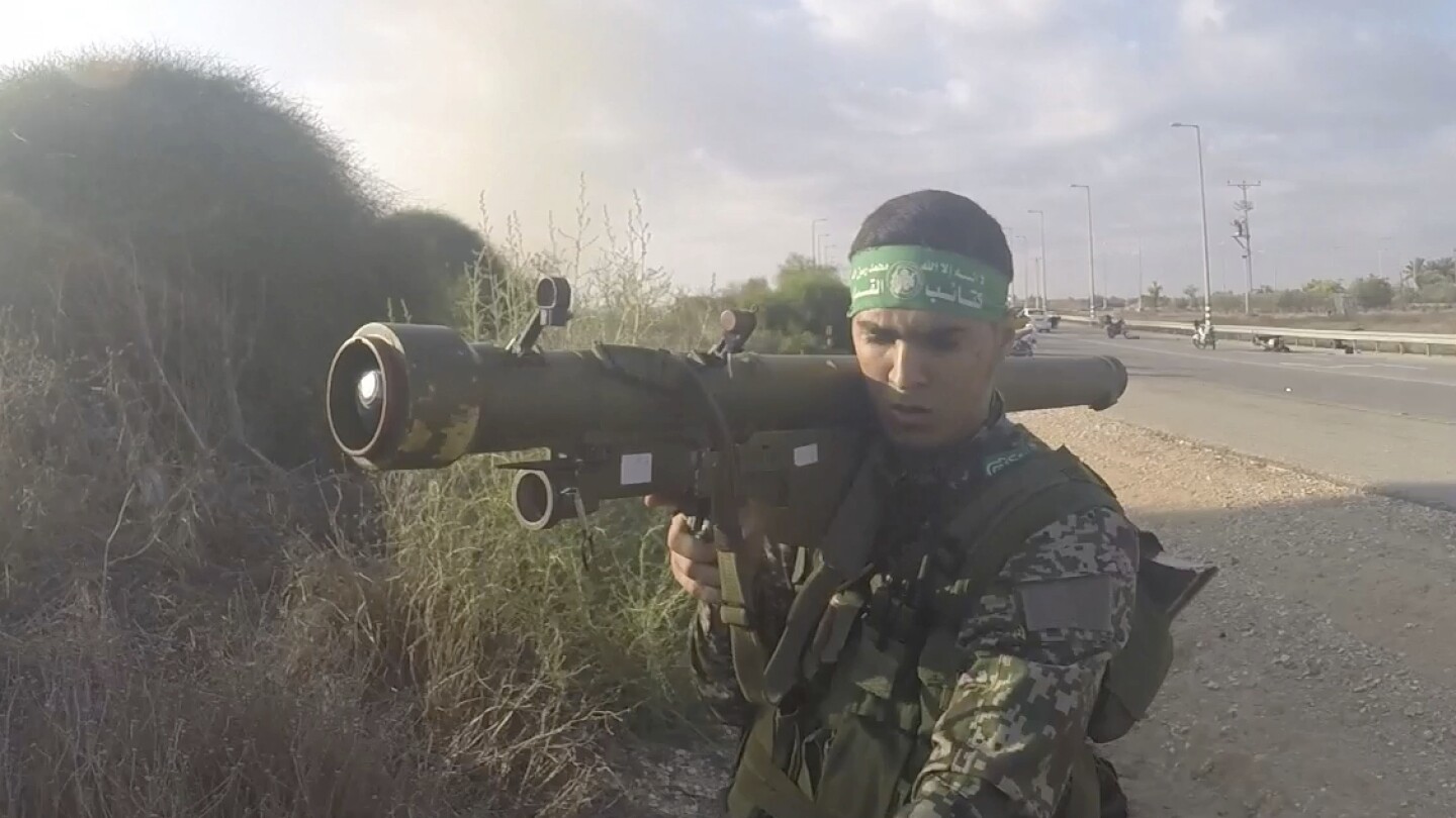 Who builds the weapons that Hamas fighters use | AP News