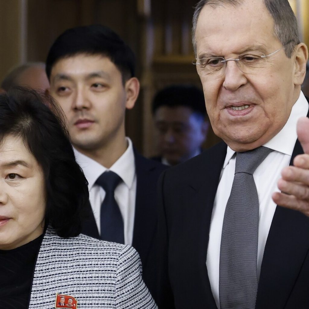 North Korea’s top diplomat in Moscow for talks on ties amid concerns over alleged arms deal | AP News