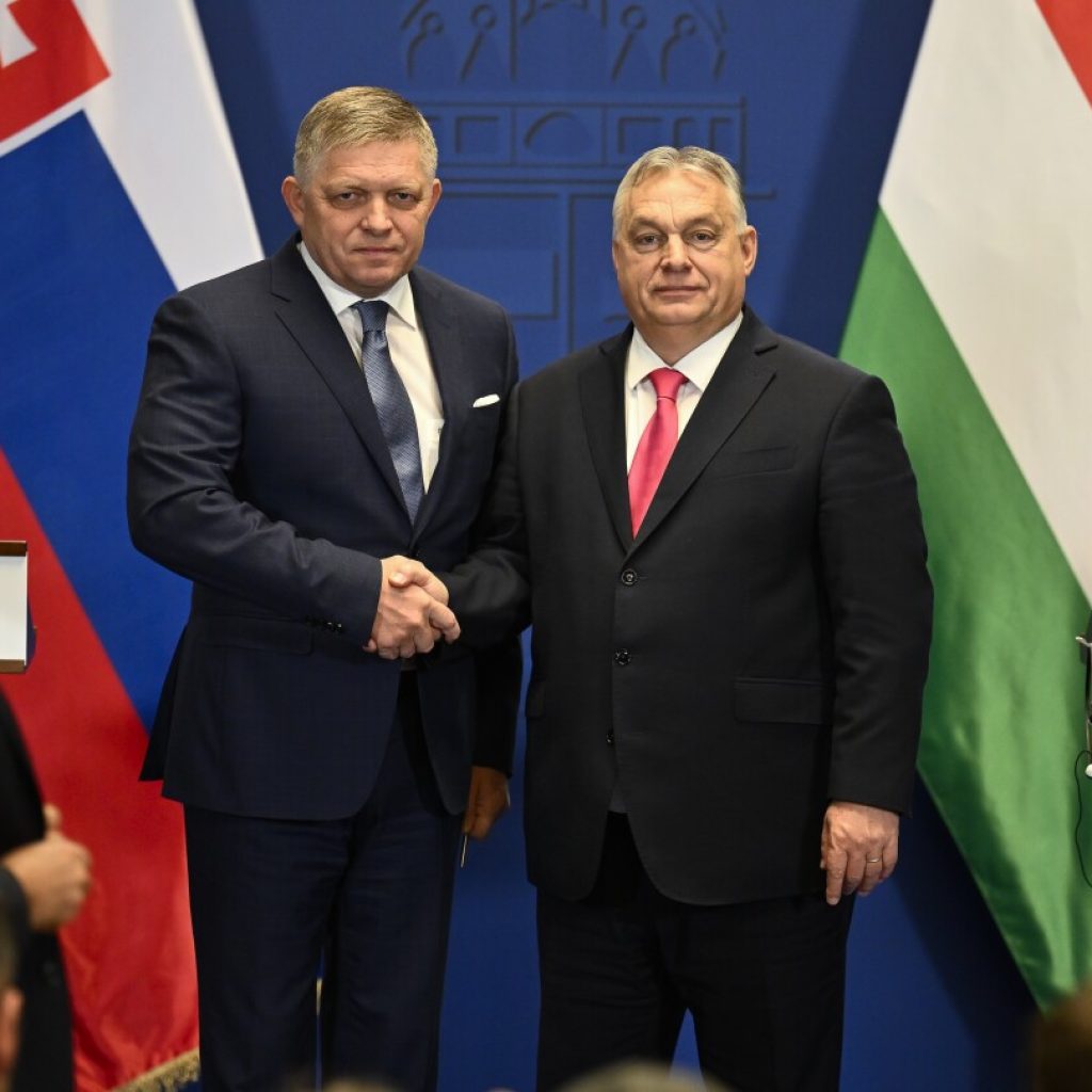 Slovakia’s leader voices support for Hungary’s Orbán in EU negotiations on funding for Ukraine | AP News