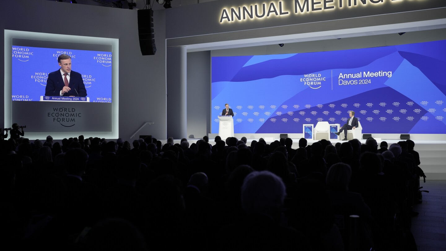 Davos hosts UN chief, top diplomats of US, Iran as World Economic Forum meeting reaches Day Two | AP News